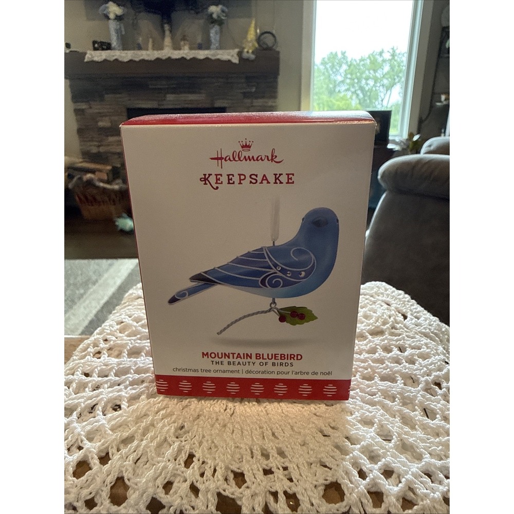 Mountain Bluebird The Beauty Of Birds Hallmark Keepsake Full Size Ornament